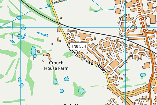 TN8 5LH map - OS VectorMap District (Ordnance Survey)