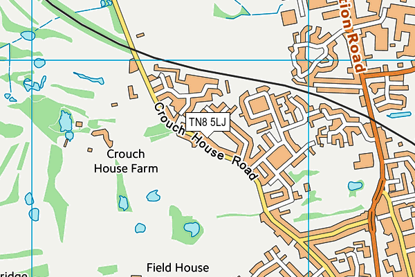 TN8 5LJ map - OS VectorMap District (Ordnance Survey)