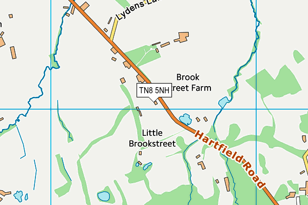 TN8 5NH map - OS VectorMap District (Ordnance Survey)