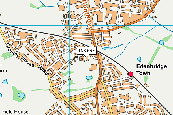 TN8 5RF map - OS VectorMap District (Ordnance Survey)