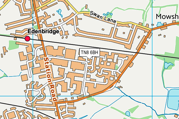 TN8 6BH map - OS VectorMap District (Ordnance Survey)