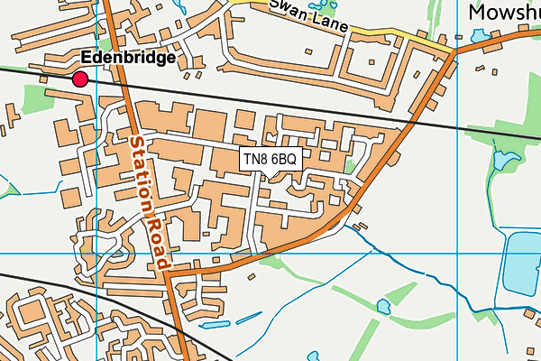 TN8 6BQ map - OS VectorMap District (Ordnance Survey)