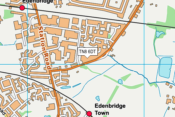 TN8 6DT map - OS VectorMap District (Ordnance Survey)