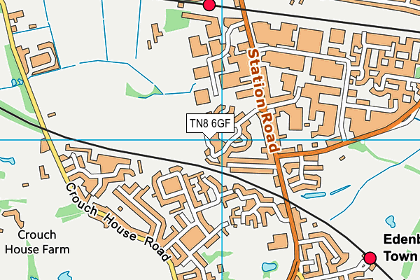 TN8 6GF map - OS VectorMap District (Ordnance Survey)