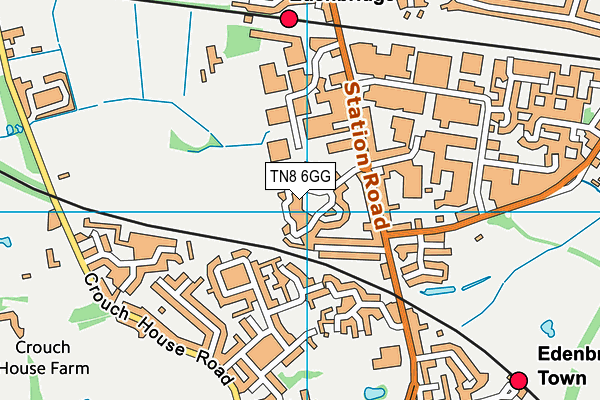 TN8 6GG map - OS VectorMap District (Ordnance Survey)
