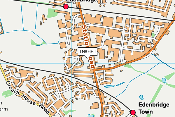 TN8 6HJ map - OS VectorMap District (Ordnance Survey)