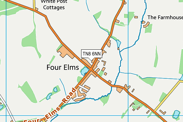 TN8 6NN map - OS VectorMap District (Ordnance Survey)