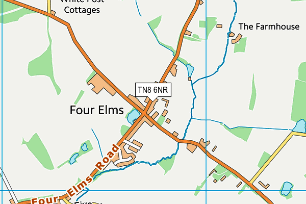 TN8 6NR map - OS VectorMap District (Ordnance Survey)