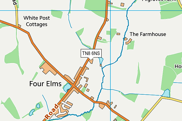 TN8 6NS map - OS VectorMap District (Ordnance Survey)