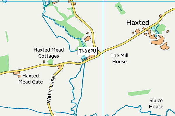 TN8 6PU map - OS VectorMap District (Ordnance Survey)