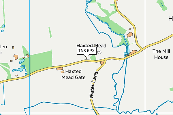 TN8 6PX map - OS VectorMap District (Ordnance Survey)