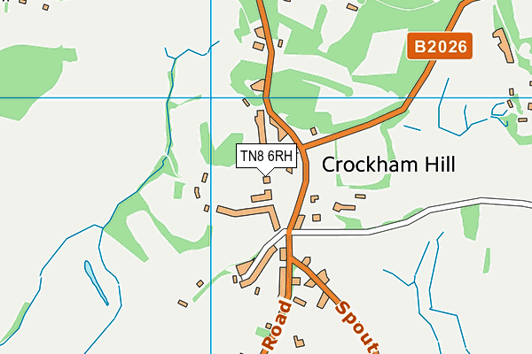 TN8 6RH map - OS VectorMap District (Ordnance Survey)