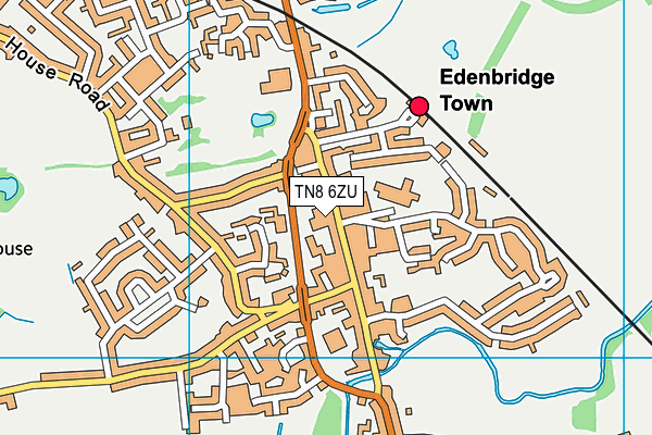 TN8 6ZU map - OS VectorMap District (Ordnance Survey)