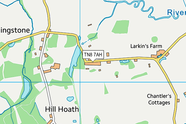 Chiddingstone Sports Ground map (TN8 7AH) - OS VectorMap District (Ordnance Survey)