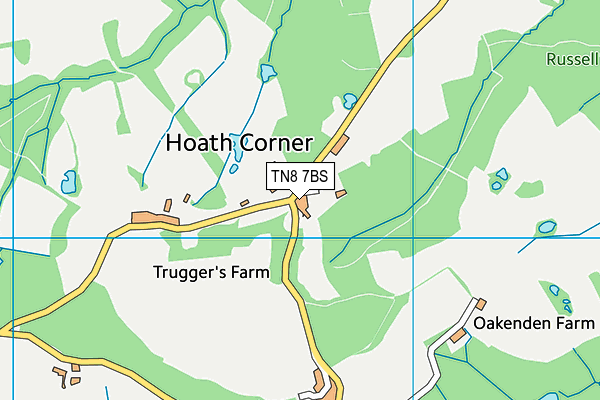TN8 7BS map - OS VectorMap District (Ordnance Survey)