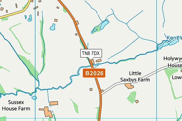 Map of SUSSEX HOUSE PROPERTY LTD at district scale