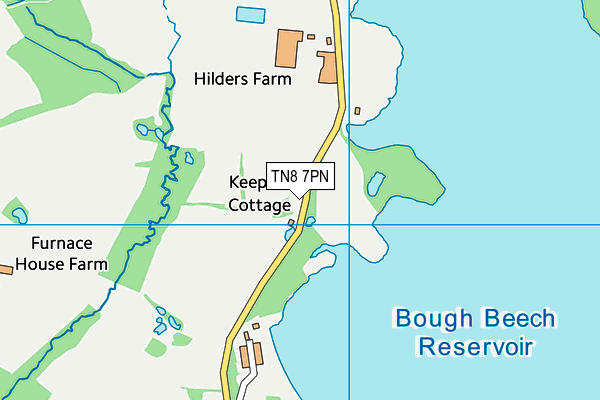 TN8 7PN map - OS VectorMap District (Ordnance Survey)