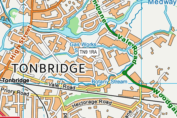 Map of CLIP N CLIMB TONBRIDGE LTD at district scale