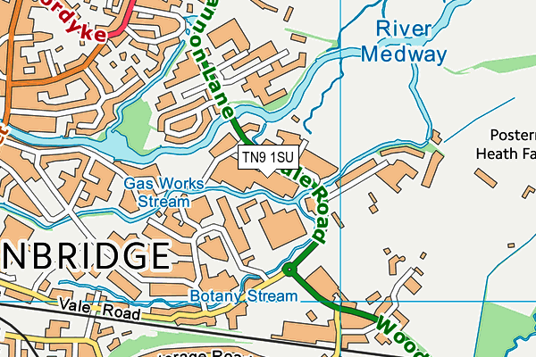 Map of VALE FACTORY SHOP LTD at district scale