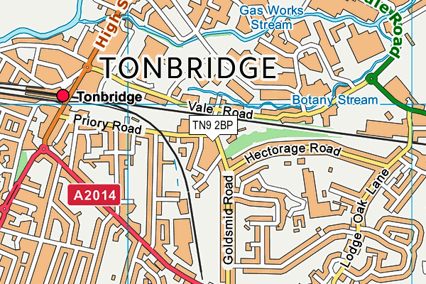 TN9 2BP map - OS VectorMap District (Ordnance Survey)