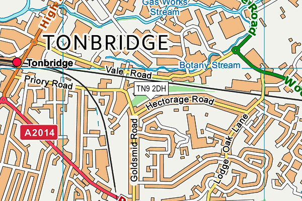 TN9 2DH map - OS VectorMap District (Ordnance Survey)