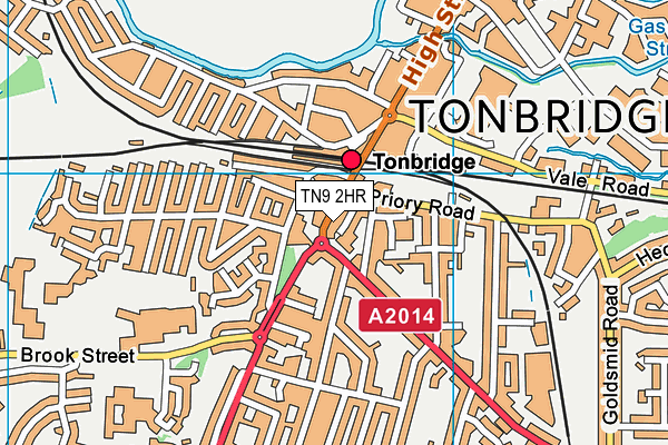 TN9 2HR map - OS VectorMap District (Ordnance Survey)