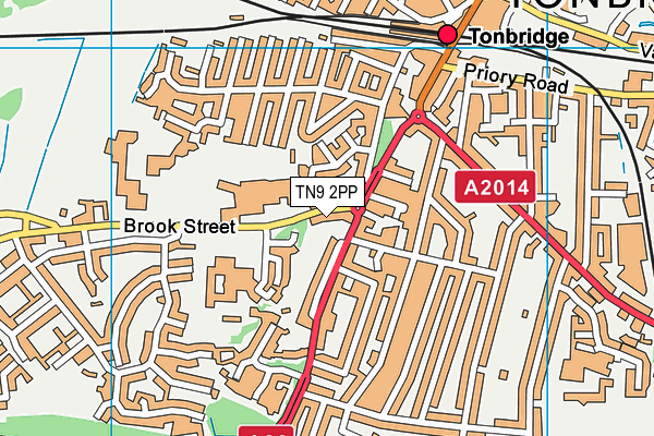 TN9 2PP map - OS VectorMap District (Ordnance Survey)