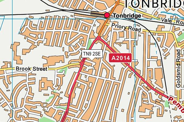 TN9 2SE map - OS VectorMap District (Ordnance Survey)