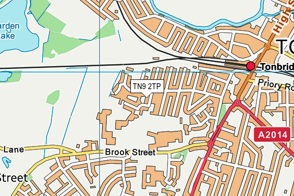 Sussex Road Community Primary School map (TN9 2TP) - OS VectorMap District (Ordnance Survey)