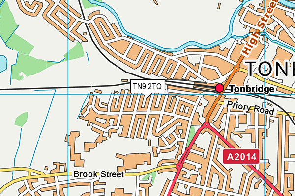 TN9 2TQ map - OS VectorMap District (Ordnance Survey)