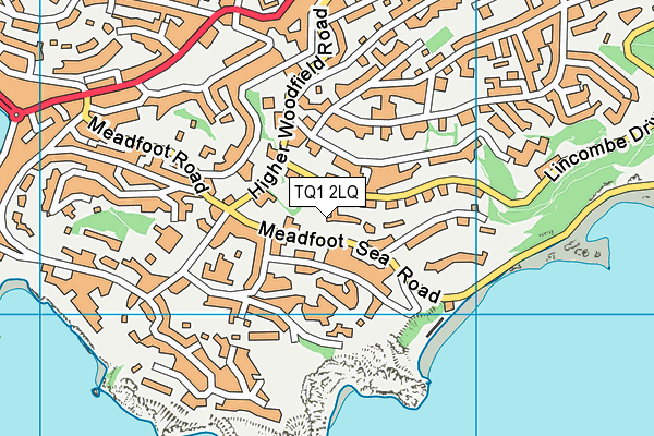 TQ1 2LQ map - OS VectorMap District (Ordnance Survey)