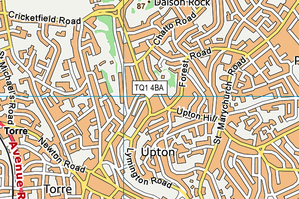 Map of BURTON HOTEL BRIXHAM LIMITED at district scale