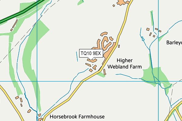 TQ10 9EX map - OS VectorMap District (Ordnance Survey)