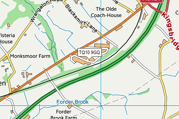 TQ10 9GQ map - OS VectorMap District (Ordnance Survey)