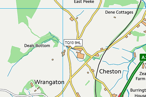 TQ10 9HL map - OS VectorMap District (Ordnance Survey)