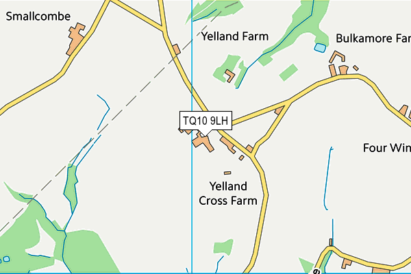 TQ10 9LH map - OS VectorMap District (Ordnance Survey)