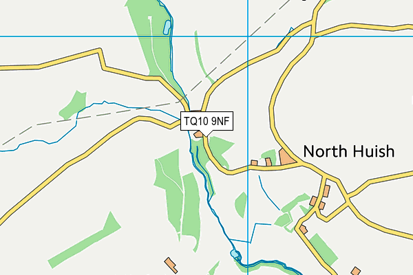 TQ10 9NF map - OS VectorMap District (Ordnance Survey)