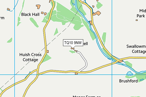 TQ10 9NW map - OS VectorMap District (Ordnance Survey)