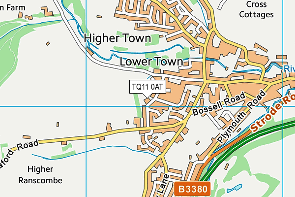 Map of ROLYS FUDGE PANTRY (NEWQUAY) LTD at district scale