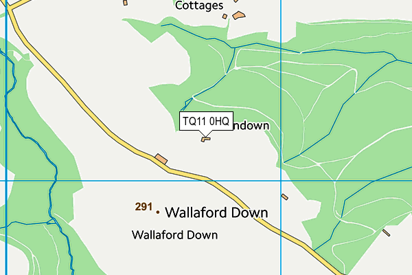 TQ11 0HQ map - OS VectorMap District (Ordnance Survey)
