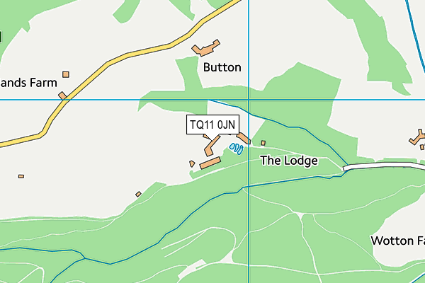 TQ11 0JN map - OS VectorMap District (Ordnance Survey)