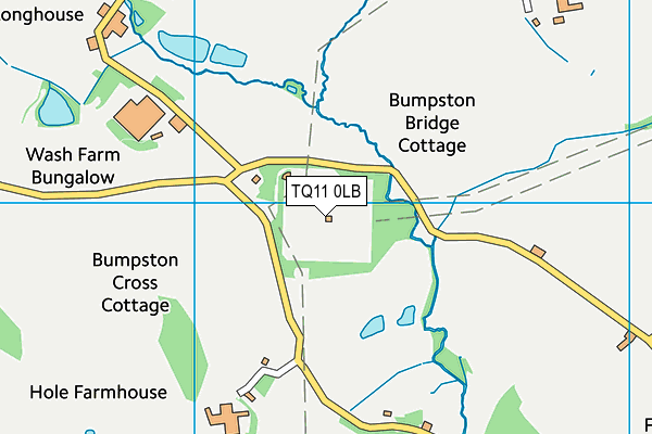 TQ11 0LB map - OS VectorMap District (Ordnance Survey)