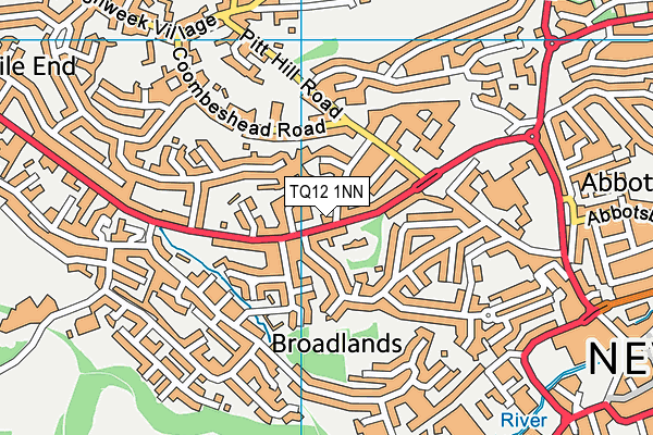 TQ12 1NN map - OS VectorMap District (Ordnance Survey)