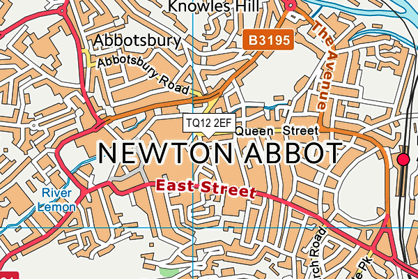 Map of NEWTON ABBOT VISIONPLUS LIMITED at district scale