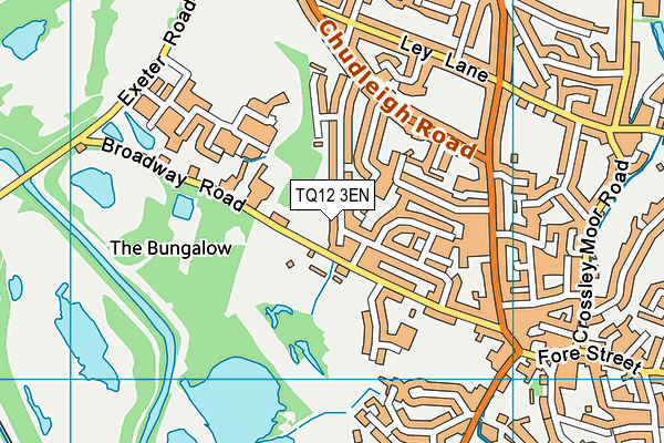 TQ12 3EN map - OS VectorMap District (Ordnance Survey)