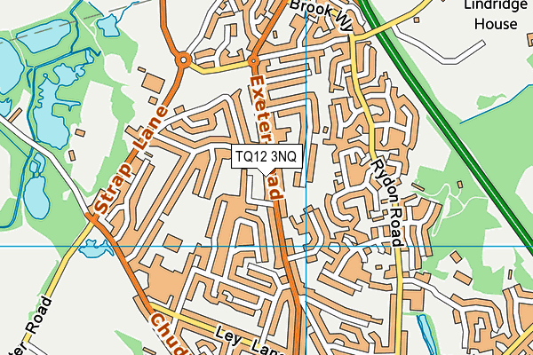 TQ12 3NQ map - OS VectorMap District (Ordnance Survey)