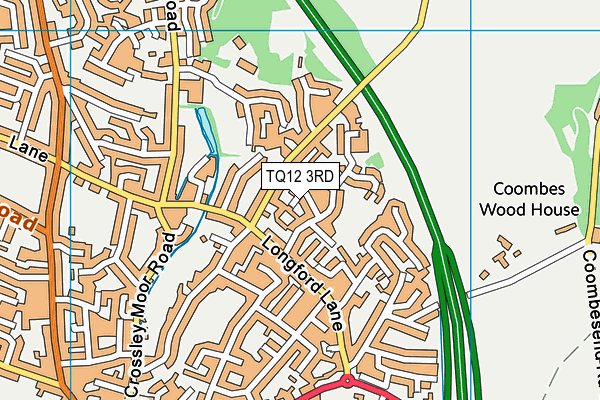 TQ12 3RD map - OS VectorMap District (Ordnance Survey)