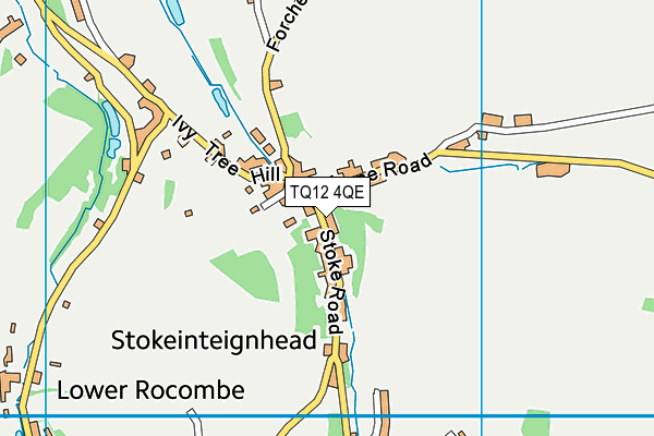 Stokeinteignhead School map (TQ12 4QE) - OS VectorMap District (Ordnance Survey)