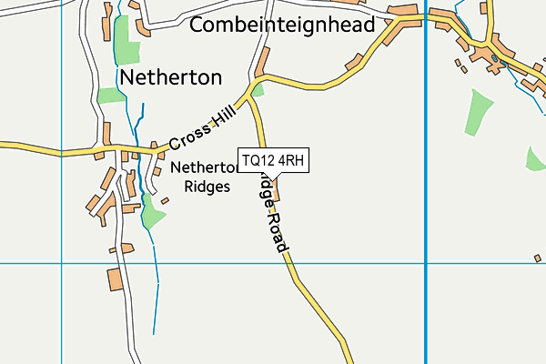 TQ12 4RH map - OS VectorMap District (Ordnance Survey)