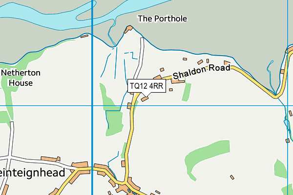 Hearn Field map (TQ12 4RR) - OS VectorMap District (Ordnance Survey)